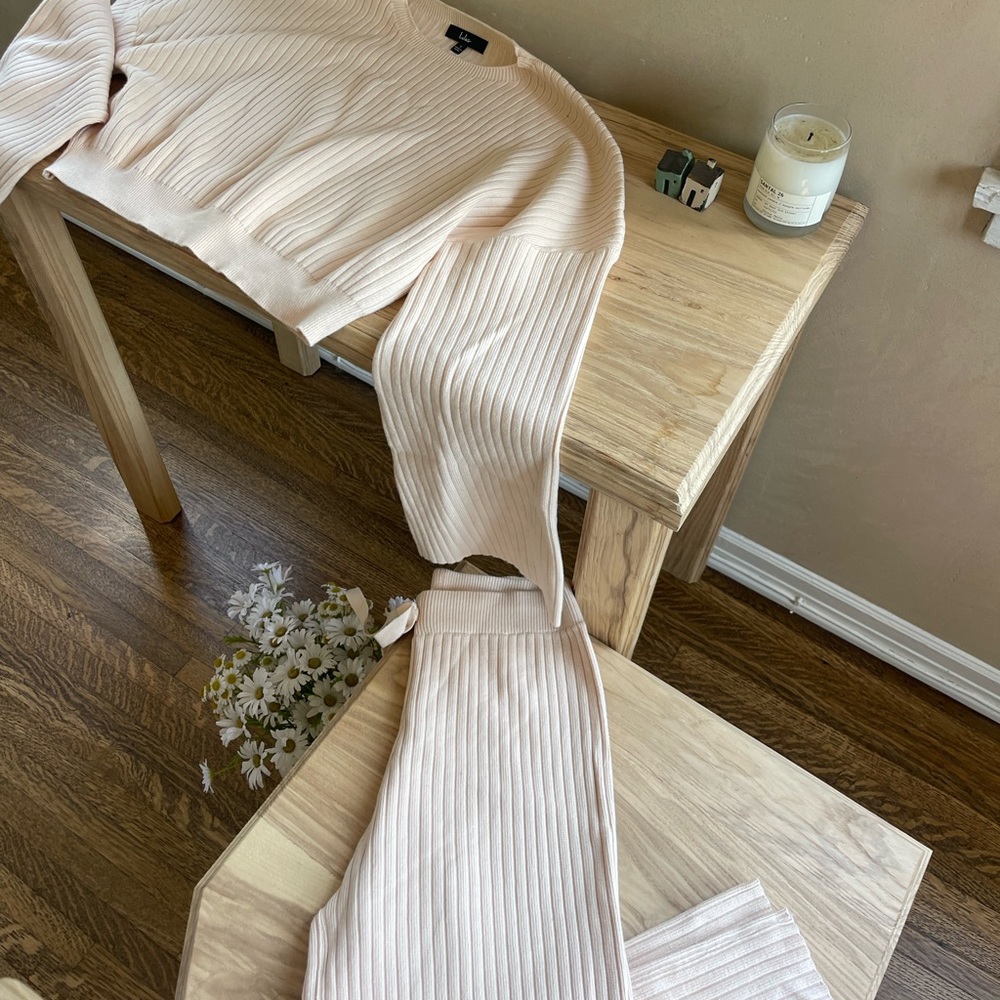 LULUS XS MATCHING SET peach/pink